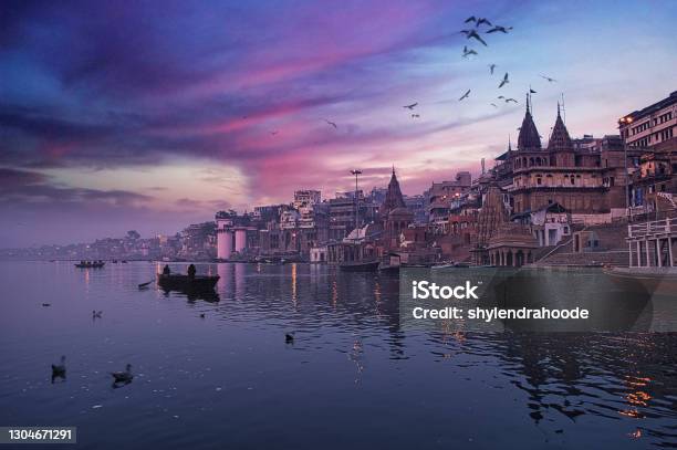 Varanasi Stock Photo - Download Image Now - Varanasi, India, Landscape - Scenery