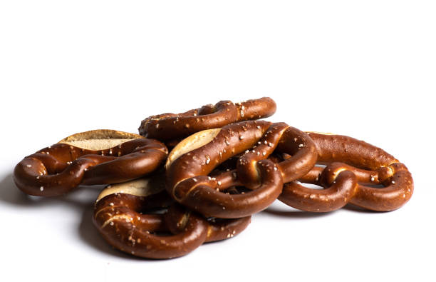 istock German bread pretzel on a white background isolated 1304685973