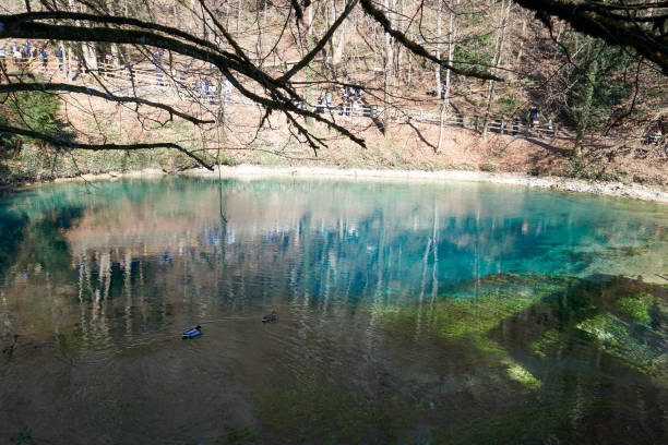istock beautiful blue lagoon blue pot in blaubeuren germany 1304691008