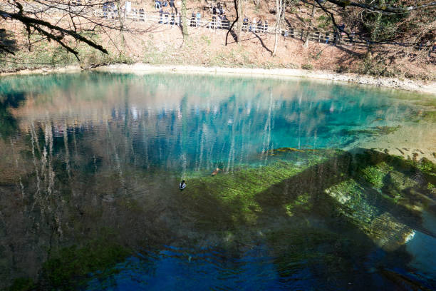 istock beautiful blue lagoon blue pot in blaubeuren germany 1304691017
