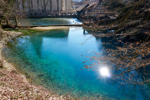istock beautiful blue lagoon blue pot in blaubeuren germany 1304691021