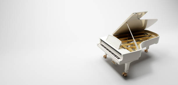 istock Classic grand piano keyboard 1304694955
