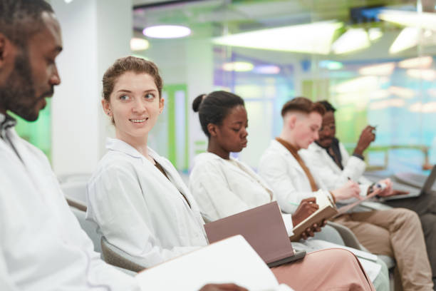 istock Group of Young Medical Students in Lecture 1304697720