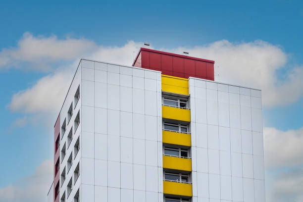 istock Residential buildings from soviet era in East Berlin 1304702650
