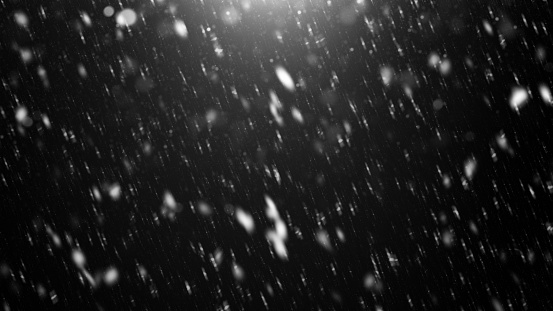 Snowflakes against Dark Night Sky.
Use it as an Overlay with a Blending Mode (Screen) to add Winter Magic to your Photos.