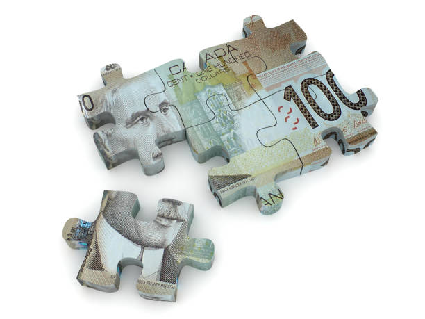 istock Canadian dollar money puzzle 1304713665