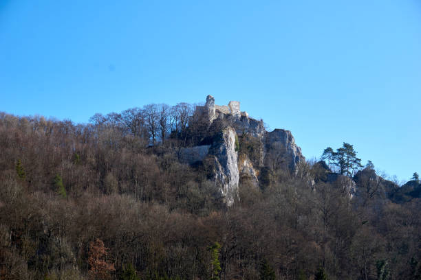 istock Rusenschloss on a mountain in blaubeuren 1304715328