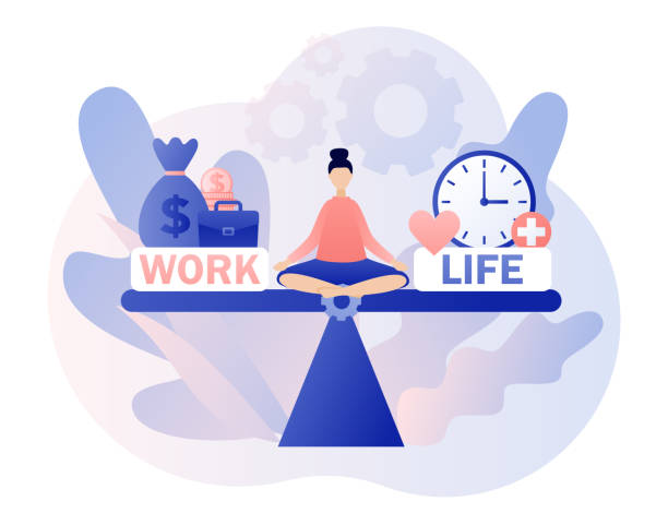 11,194 Work Life Balance Illustrations & Clip Art - iStock | Work balance,  Balance, Work life balance infographic