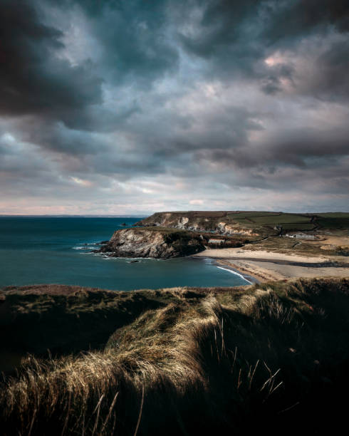 Looking at Church Cove from the top of the dunes.