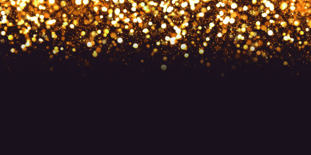 istock Reflective bokeh effect glitter and luxury texture dust particles magic sparkle abstract black background 3d illustration 1304724914