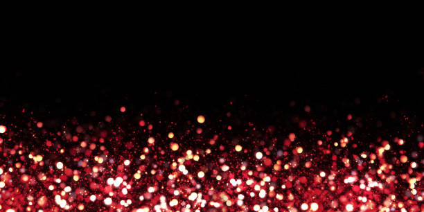 istock Reflective bokeh effect glitter and luxury texture dust particles magic sparkle abstract black background 3d illustration 1304724947