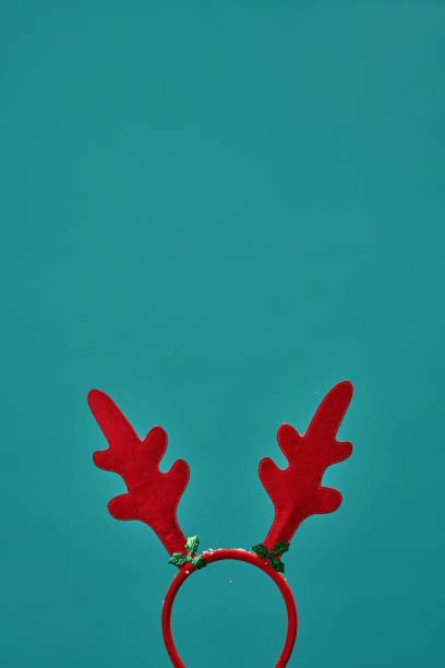 istock Headband with antlers, christmas decoration with place for text 1304727067