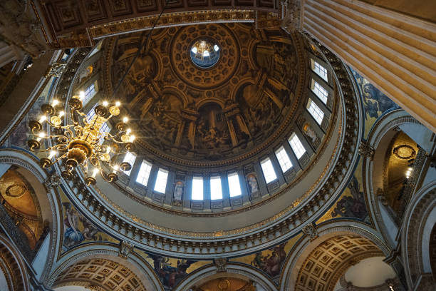 istock Interior design and decoration of St.Paul's medieval cathedral 1304729734