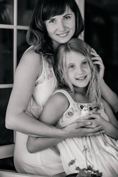 istock Mom hugs her daughter. 1304732085