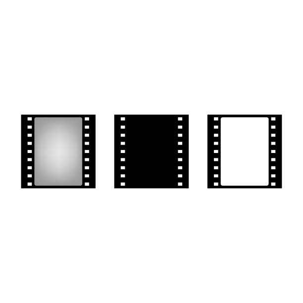 istock Film strip seamless pattern shape. Old retro cinema movie strip. Video recording. Vector illustration 1304735197