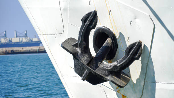 istock An anchor of a navy ship 1304738988