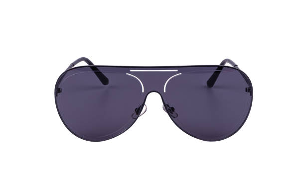 istock Stylish unisex sunglasses isolated on white background. 1304739349