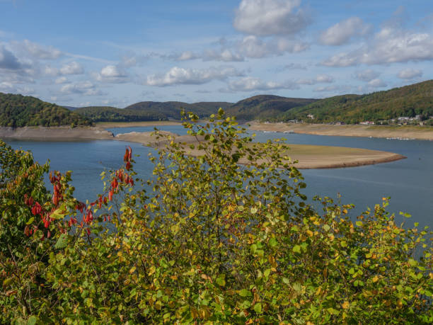 istock hiking at a lake near waldeck in germany 1304740072