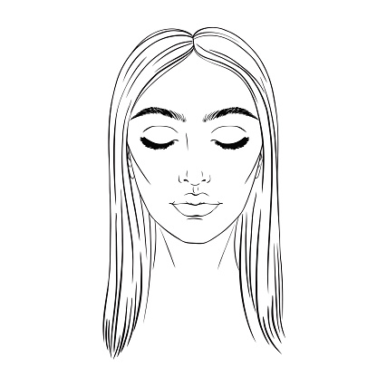 Barra de labios pintados de la silueta de un material de vector de mujer vector gratis Barra de labios pintados de la silueta de un material de vector de mujer vector gratis