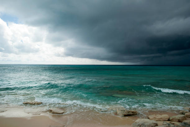 istock Dark Clouds Over Grand Turks Island 1304745710