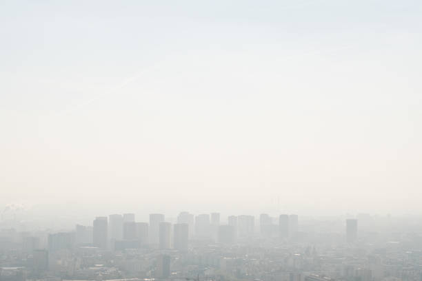 パリの街並み - global warming city smog heat ストックフォトと画像