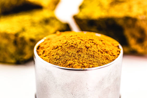 istock Uranium, radioactive ore on isolated white background, mineral and energy resource 1304747282