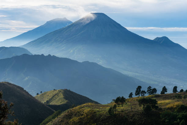 istock Mountain view from the top of Mount Prau 1304752087