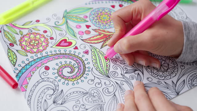 1,800+ Adult Coloring Pencils Stock Videos and Royalty-Free Footage - iStock