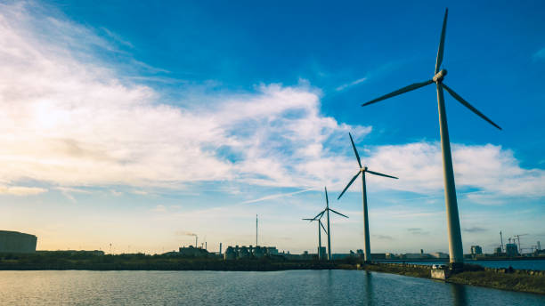 istock Windmills at Copenhagen Harbor 1304756185