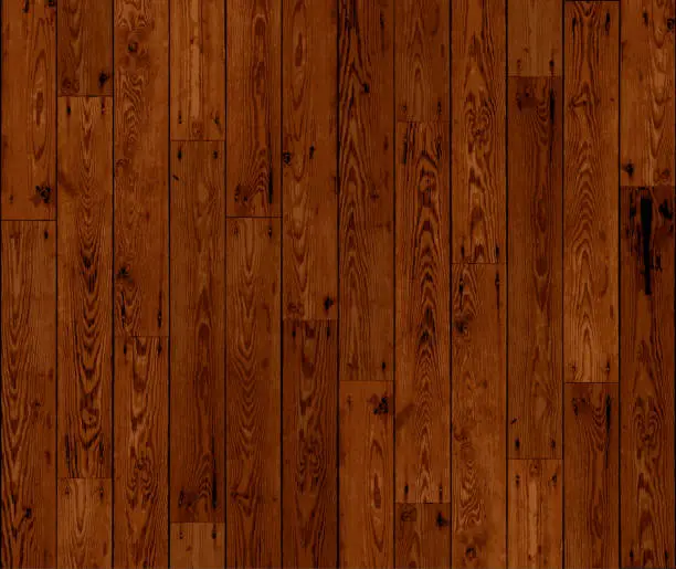 Vector illustration of Wooden boards background