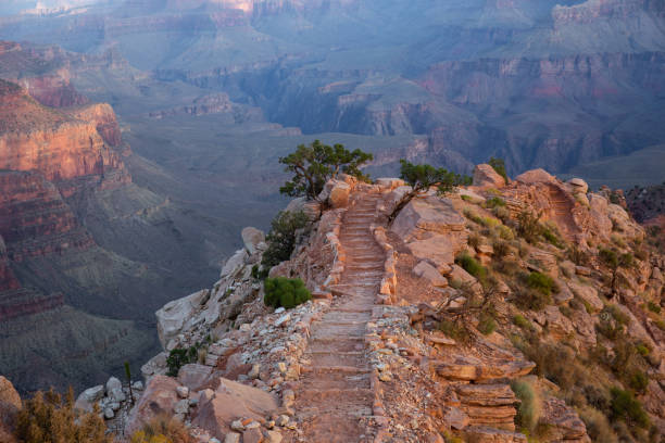 The Grand Canyon at Sunrise The Grand Canyon at Sunrise cape royal stock pictures, royalty-free photos & images