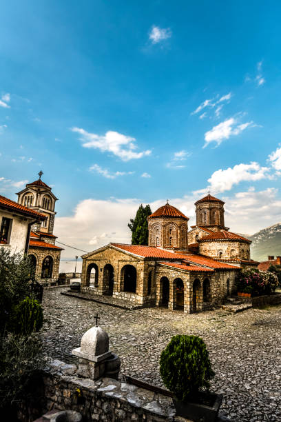 istock Dusk Settling Over St. Naum Monastery In Ohrid, Macedonia 1304764714