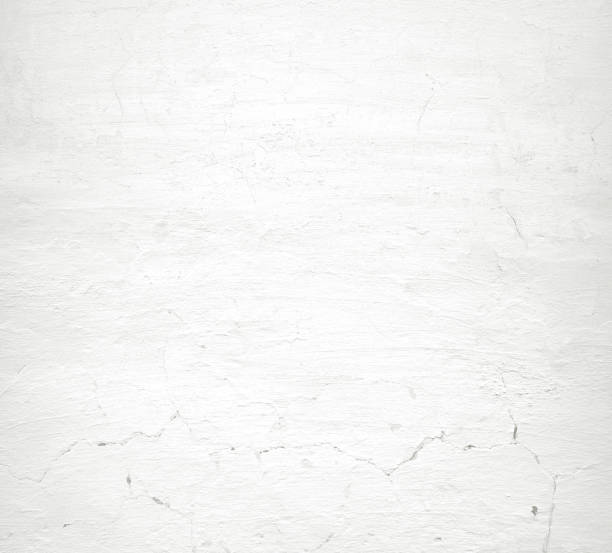 istock Old gray white wall cracked painted texture background 1304773215
