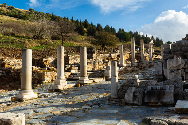 istock Curette (Curets) Street in Ephesus, Turkey 1304777538