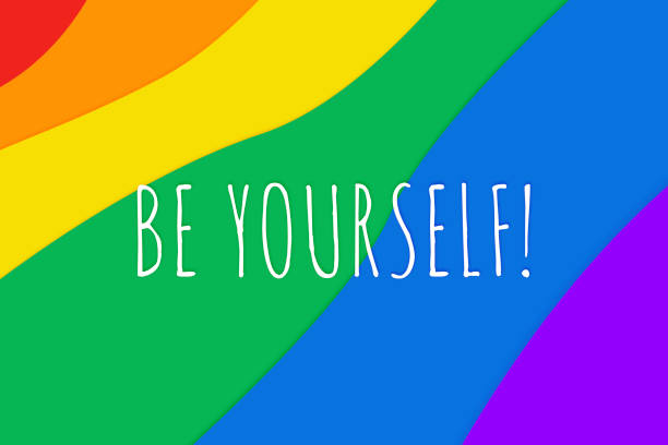 bildbanksillustrationer, clip art samt tecknat material och ikoner med hbtqi gay pride community. mångfärgad regnbågsflagga - pride month