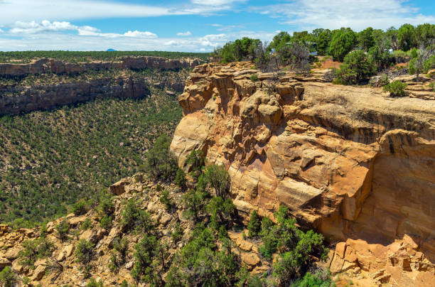 Mesa Verde National Park - Canyon View from Balcony House