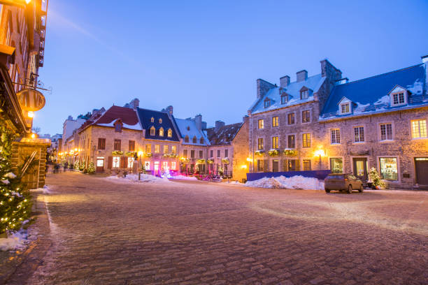 istock Quebec City downtown in winter 1304782362