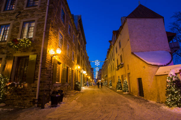 istock Quebec City downtown in winter 1304782380