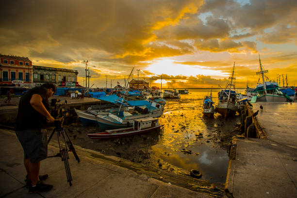 Market See the Weight at Belem brazil.