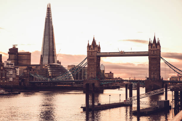 istock Tower Bridge and modern skyscrapers in London 1304783956