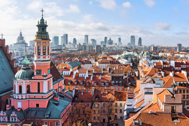 Warsaw, Poland Old Town, Warsaw, Poland warsaw stock pictures, royalty-free photos & images