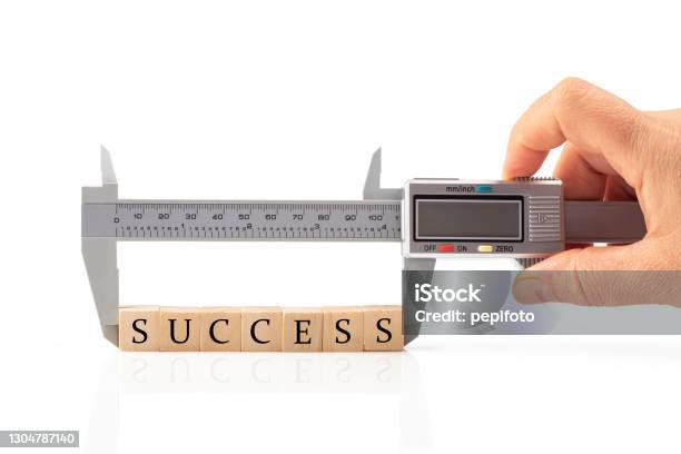 Measurement Of Success Stock Photo - Download Image Now - Accuracy, Caliper, Care