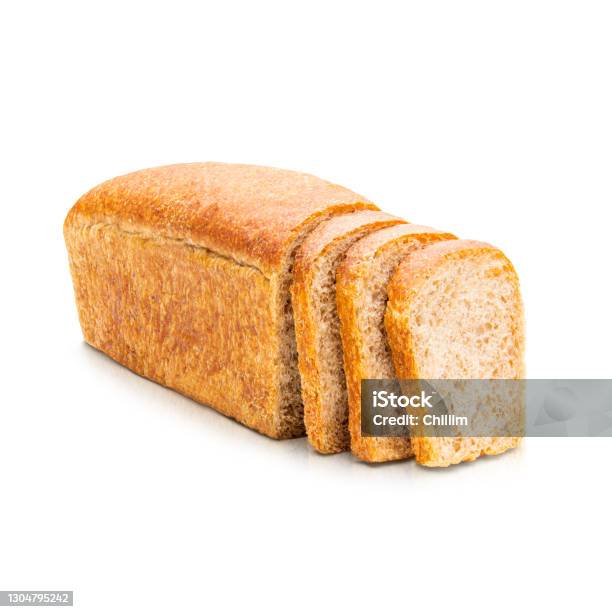 Baked Bread Sliced Stock Photo - Download Image Now - Bread, Loaf of Bread, Slice of Food
