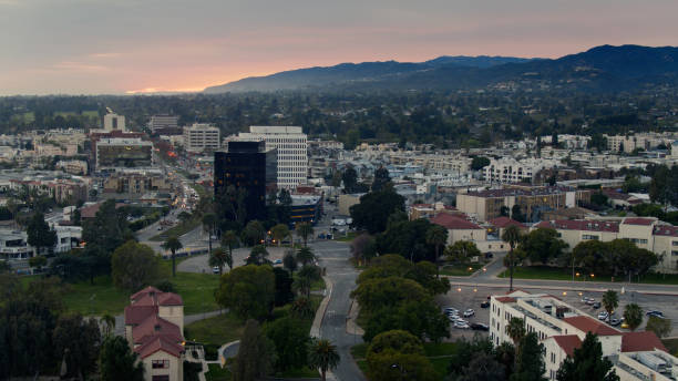 istock West Los Angeles Sunset - Aerial 1304795394