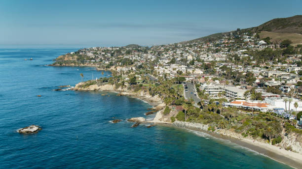 istock Pacific Coastline Featuring Laguna Beach, California - Aerial 1304799816