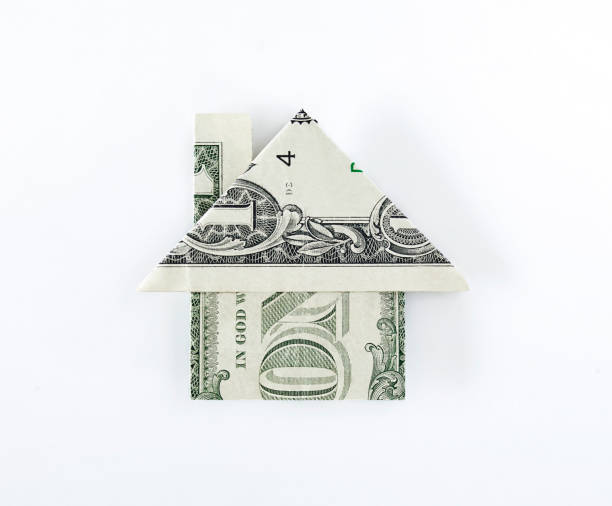 Origami dollar house