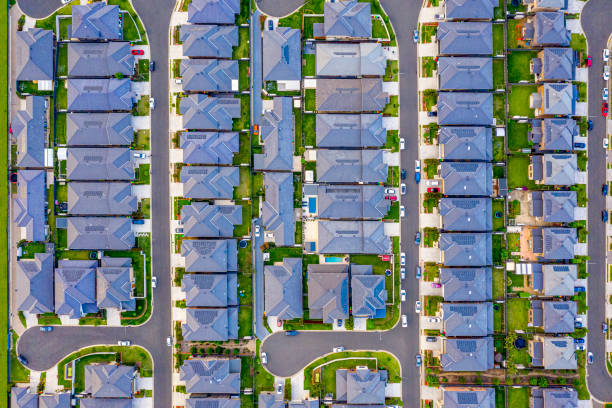 istock Sydney Suburb overhead perspective roof tops 1304831266