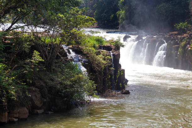 istock Tad pha suam waterfall in Champasak, southern Laos. 1304833296