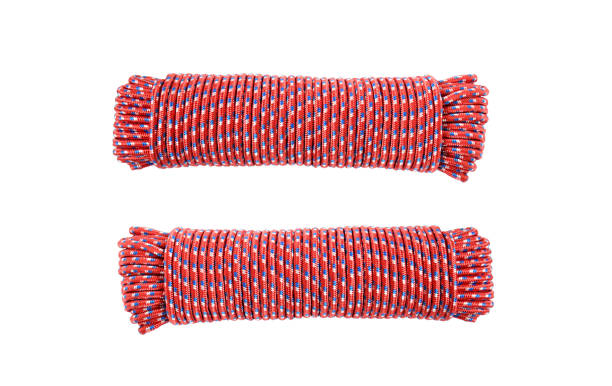 istock Object elastic bungee red cord or shock cord on white background isolated and clipping path. Idea object helping for holding stuff. 1304835235
