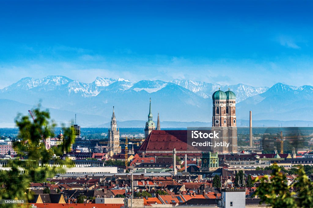 Munich Munich during summer Munich Stock Photo